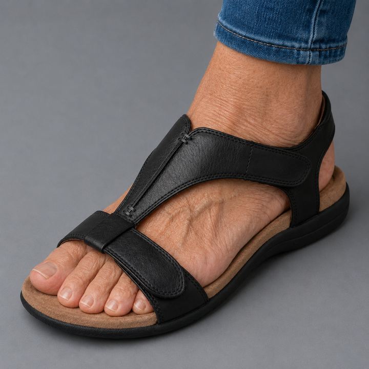 Kaelisse - Cushioned Strappy Sandals