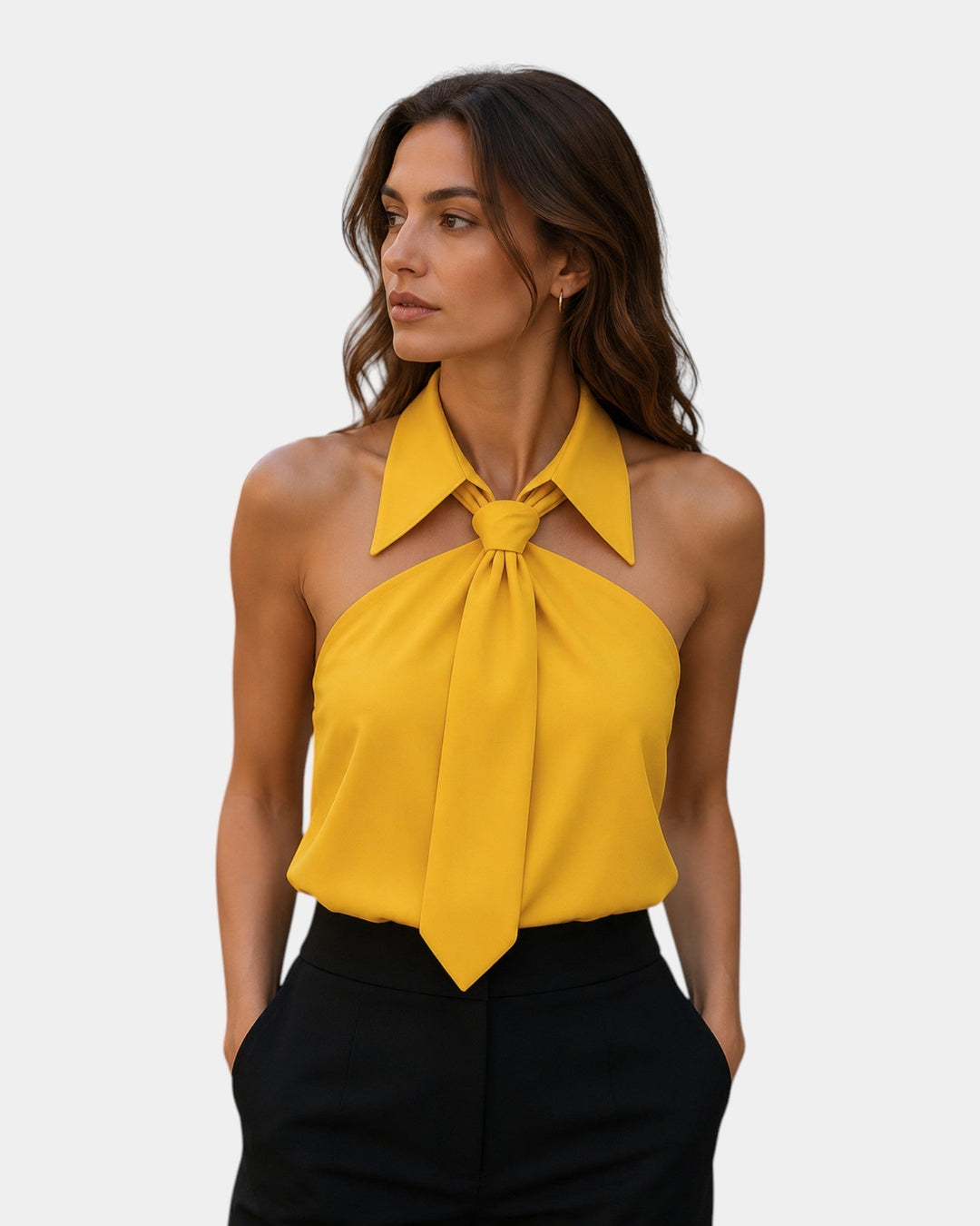 Piper - Elegant Halter-Neck Blouse