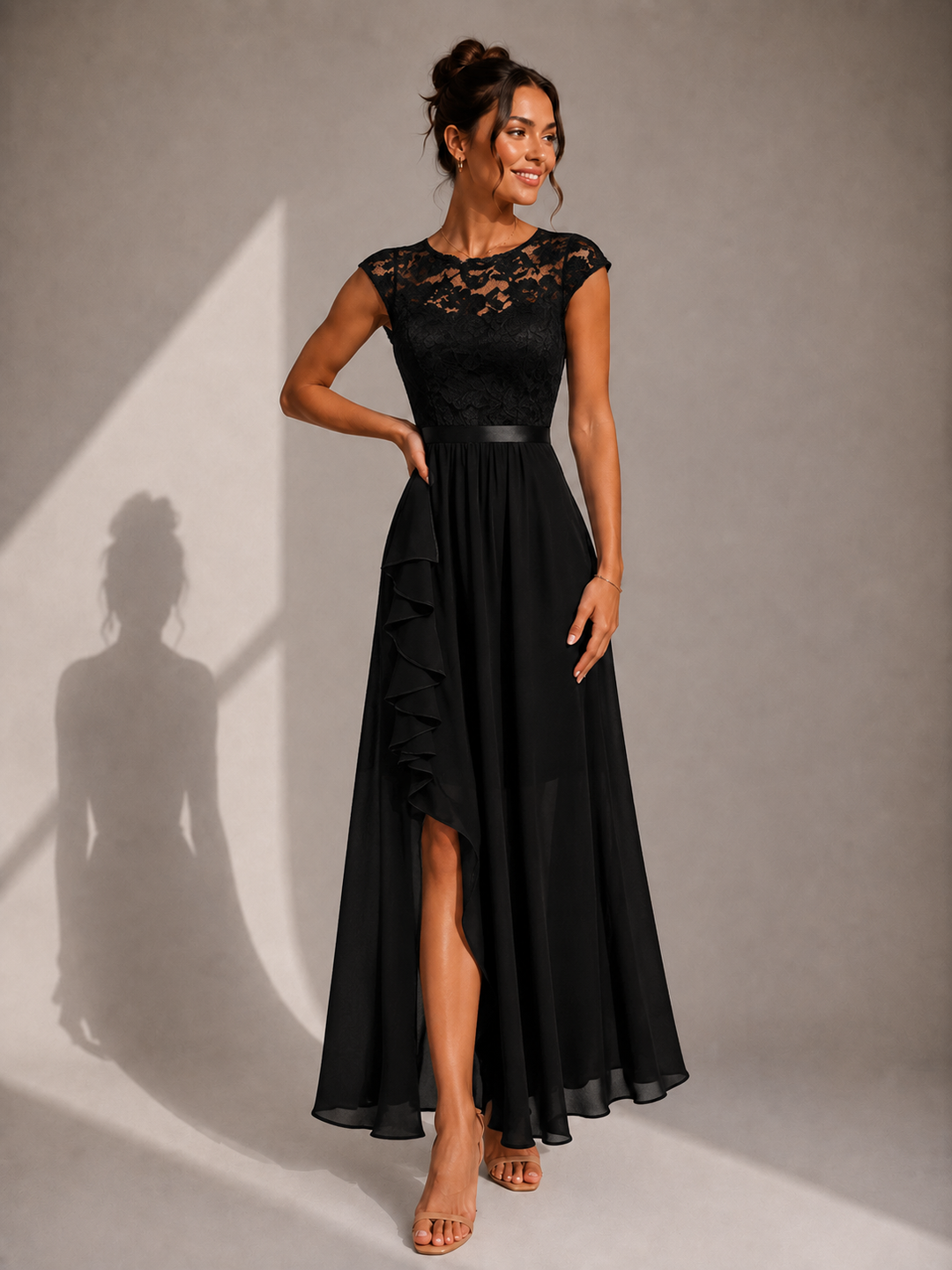 Capri - Elegant A-Line Maxi Dress