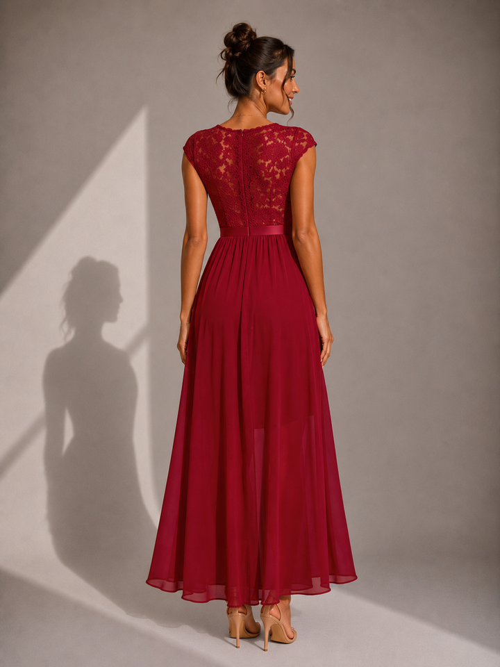 Ainsley - Embroidered Evening Gown