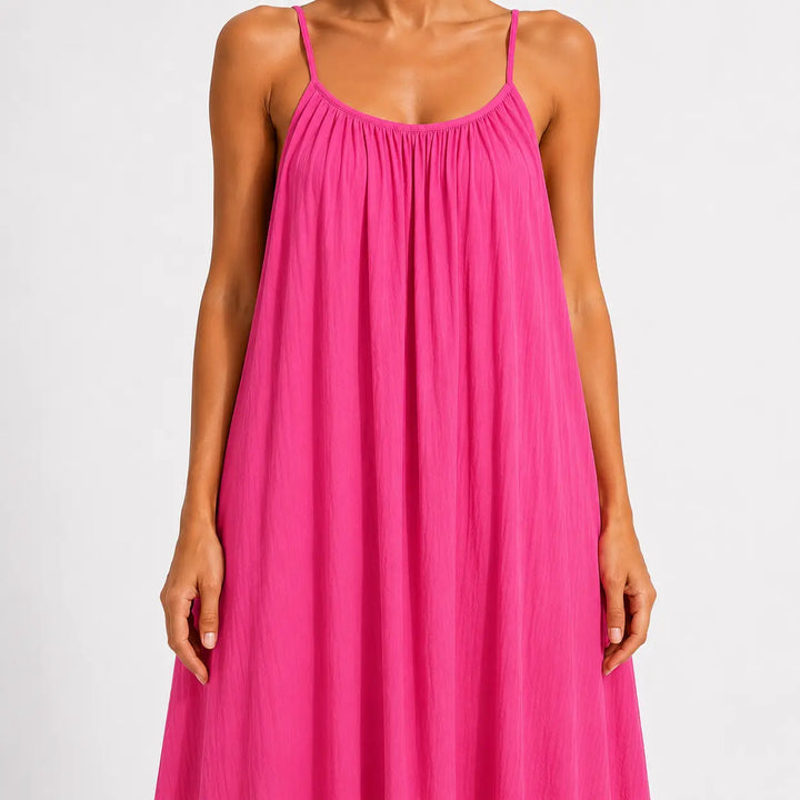 Melody - Soft-Touch V-Neck Wrap Midi Dress