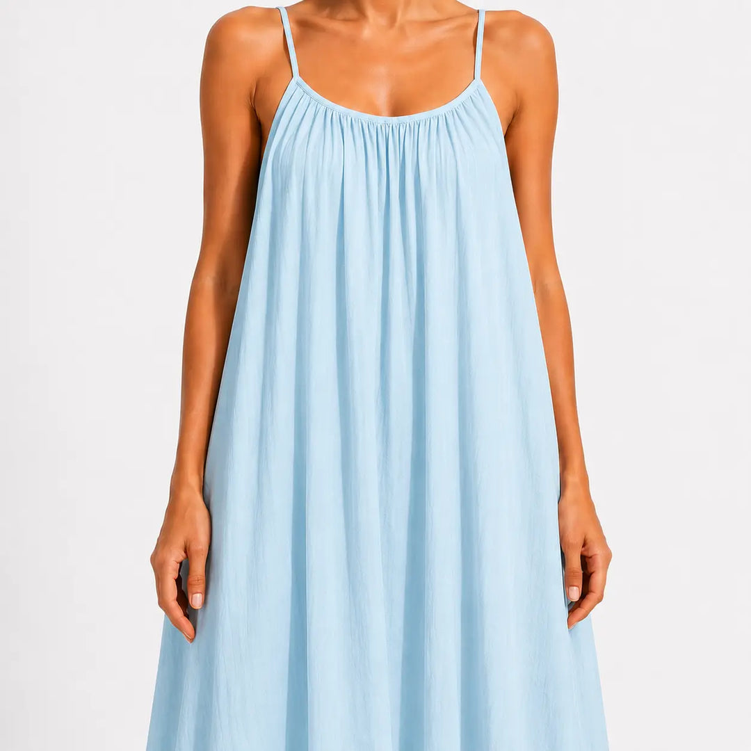 Melody - Soft-Touch V-Neck Wrap Midi Dress