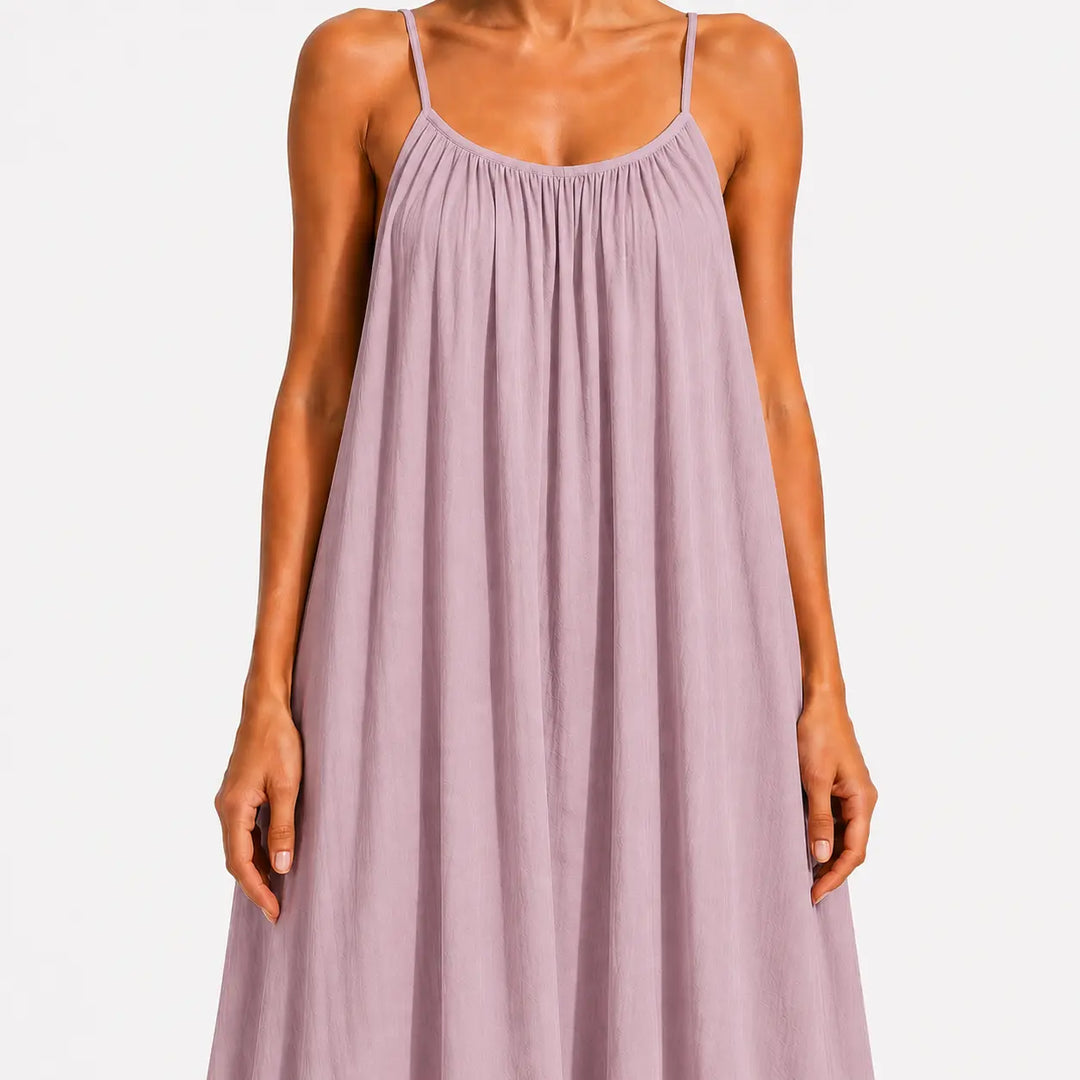 Melody - Soft-Touch V-Neck Wrap Midi Dress
