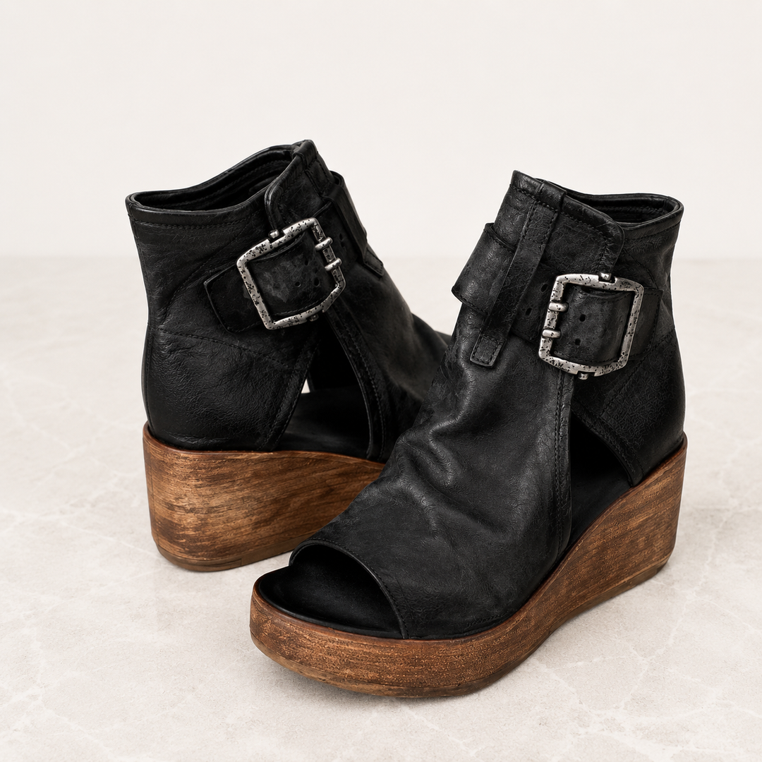 Alarise - Cushioned Wedge Sandals