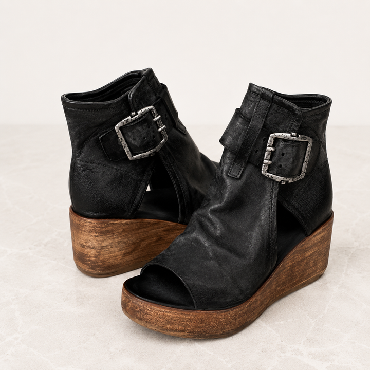Alarise - Cushioned Wedge Sandals