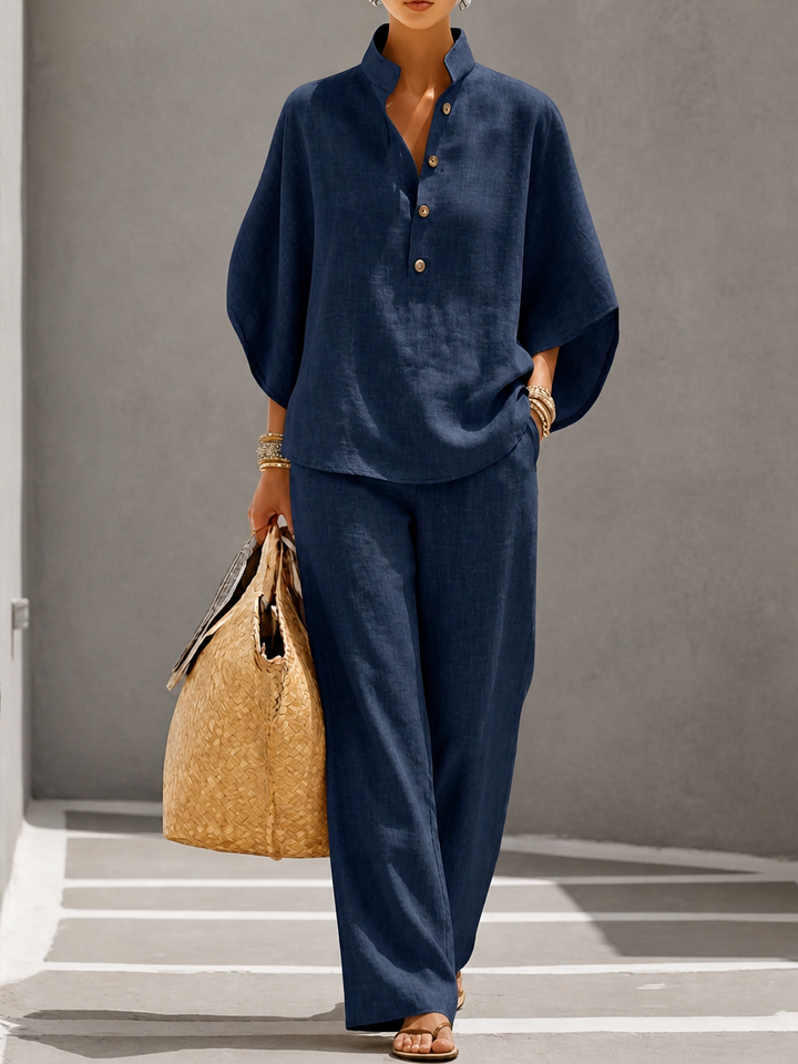 Evangeline - Breezy Linen Two-Piece Set
