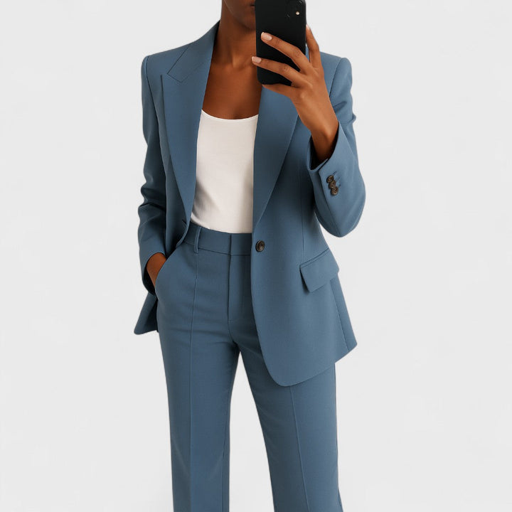 Estevia - Tailored Single Button Trouser Set