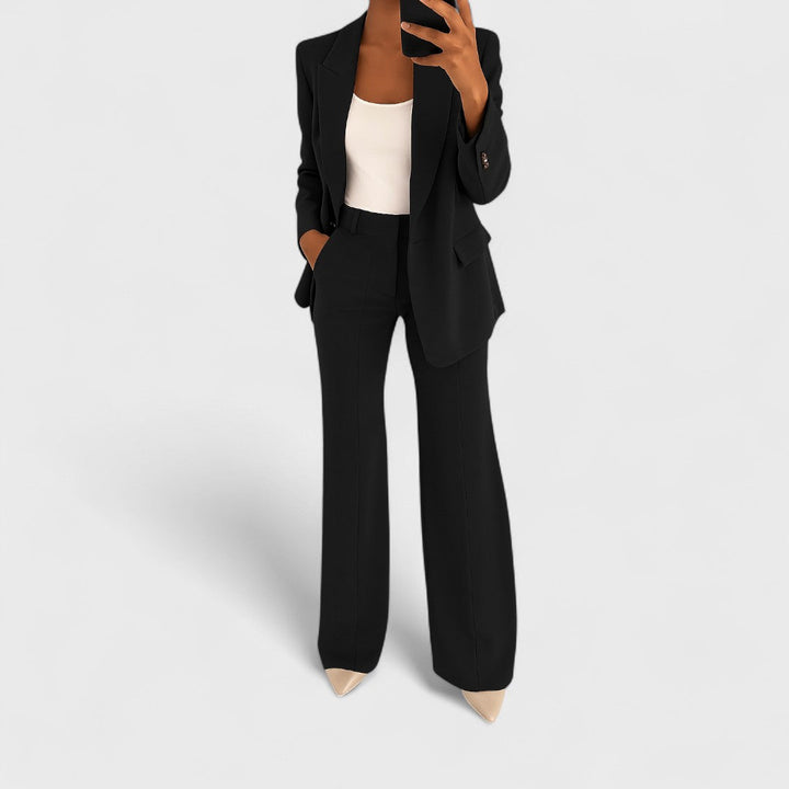 Estevia - Tailored Single Button Trouser Set