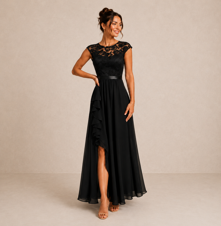 Winsome - Flowing A-Line Maxi Dress