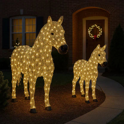 Zereni - Illuminated Outdoor Sculpture Set