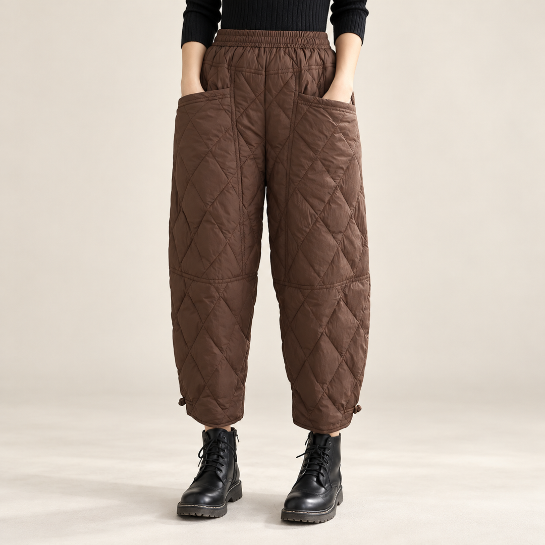 Wilma - Quilted Trousers
