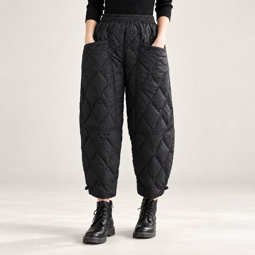 Wilma - Quilted Trousers