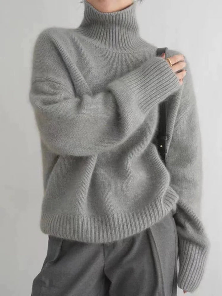 Nysira - Soft-Touch Roll-Neck Sweater