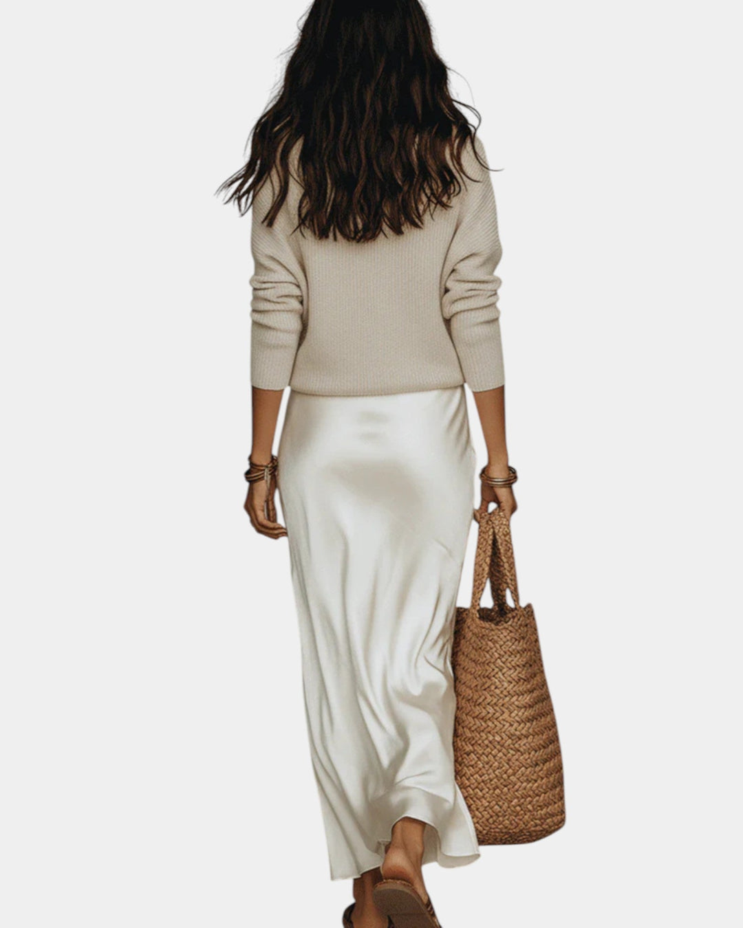 Thalia - Satin Maxi Dress