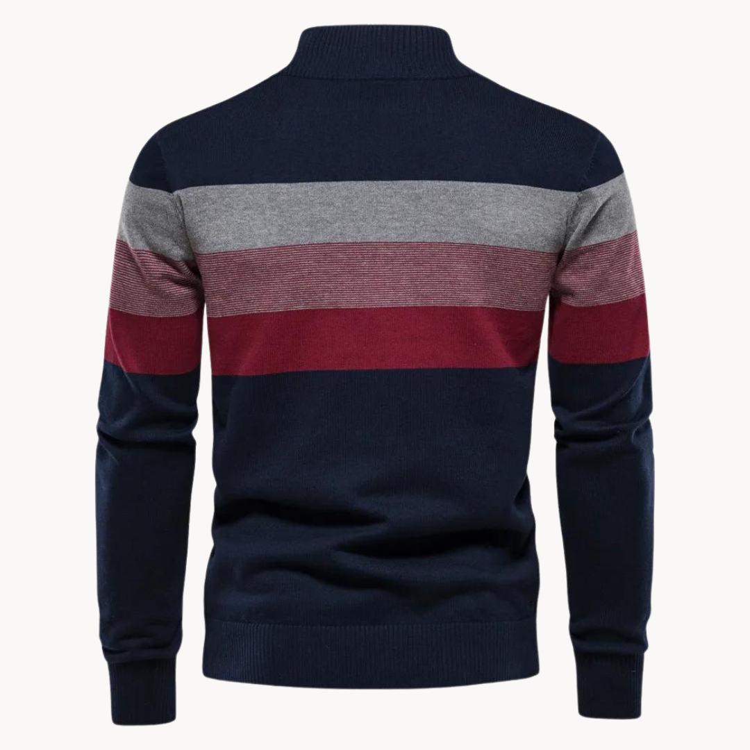 Sylvar - Stretch-Knit Quarter-Zip Sweater