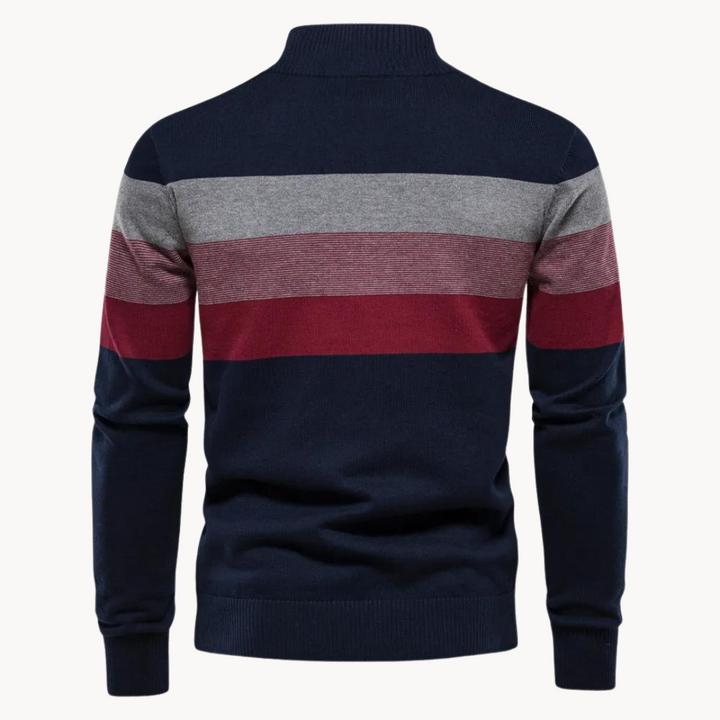 Sylvar - Stretch-Knit Quarter-Zip Sweater
