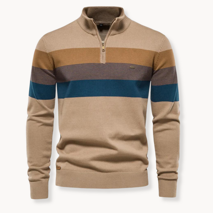 Sylvar - Stretch-Knit Quarter-Zip Sweater