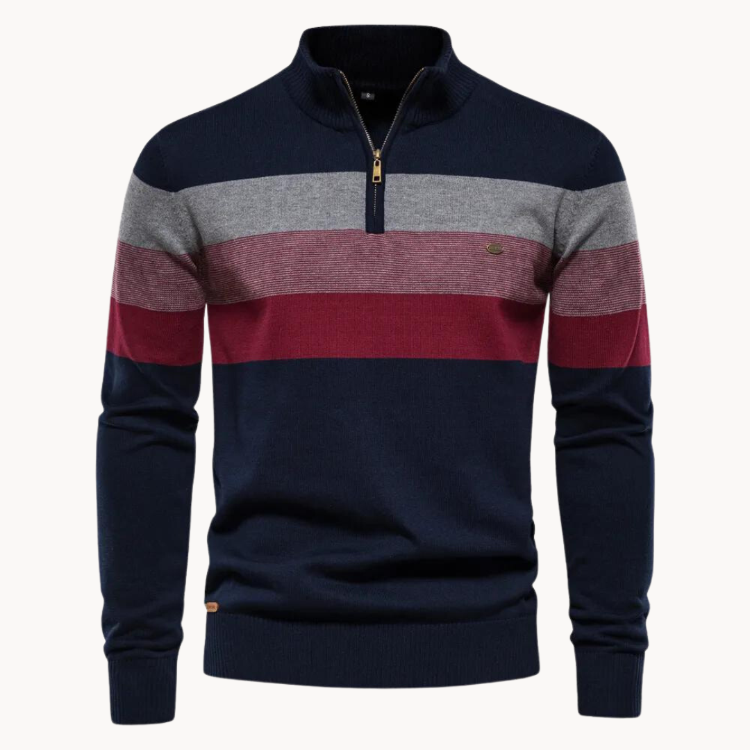 Sylvar - Stretch-Knit Quarter-Zip Sweater