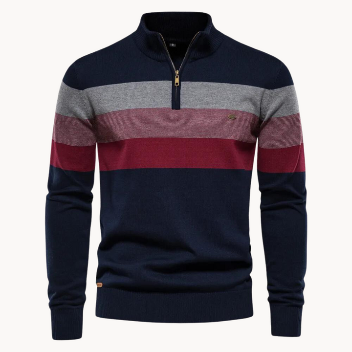 Sylvar - Stretch-Knit Quarter-Zip Sweater