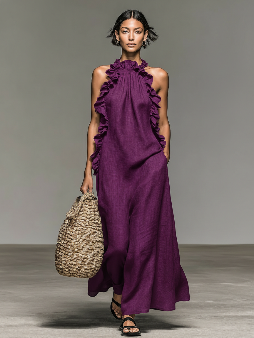 Vionessa - Soft-Touch Maxi Dress
