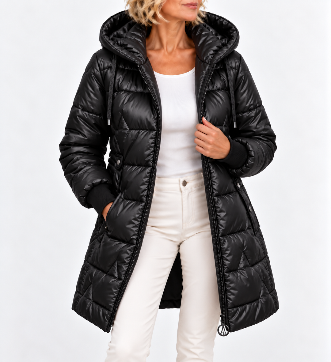 Tilda - Quilted Longline Puffer Jacket