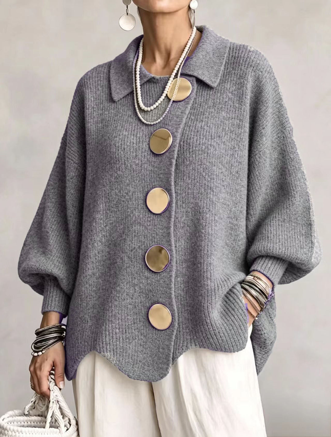 Kaelinae - Heavyweight Oversized Cardigan