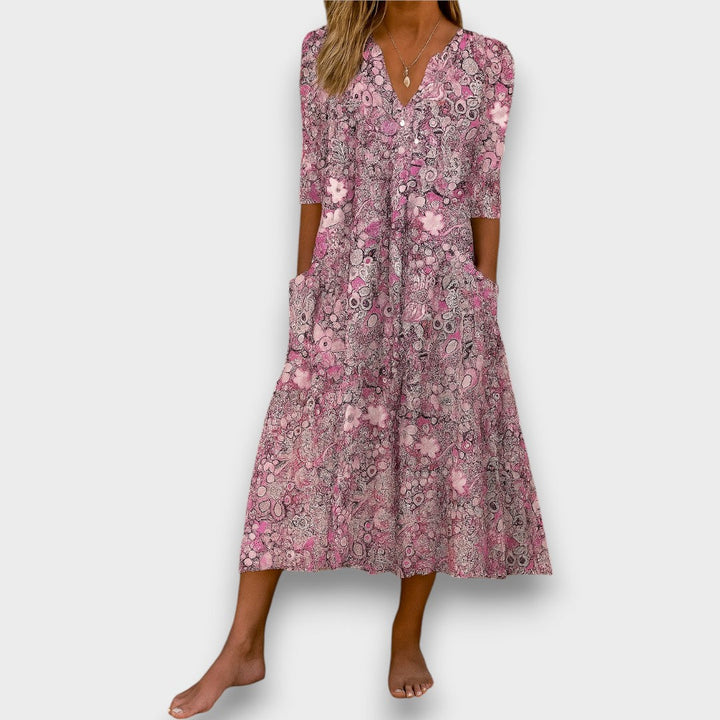 Rosella - Lightweight Printed Dress