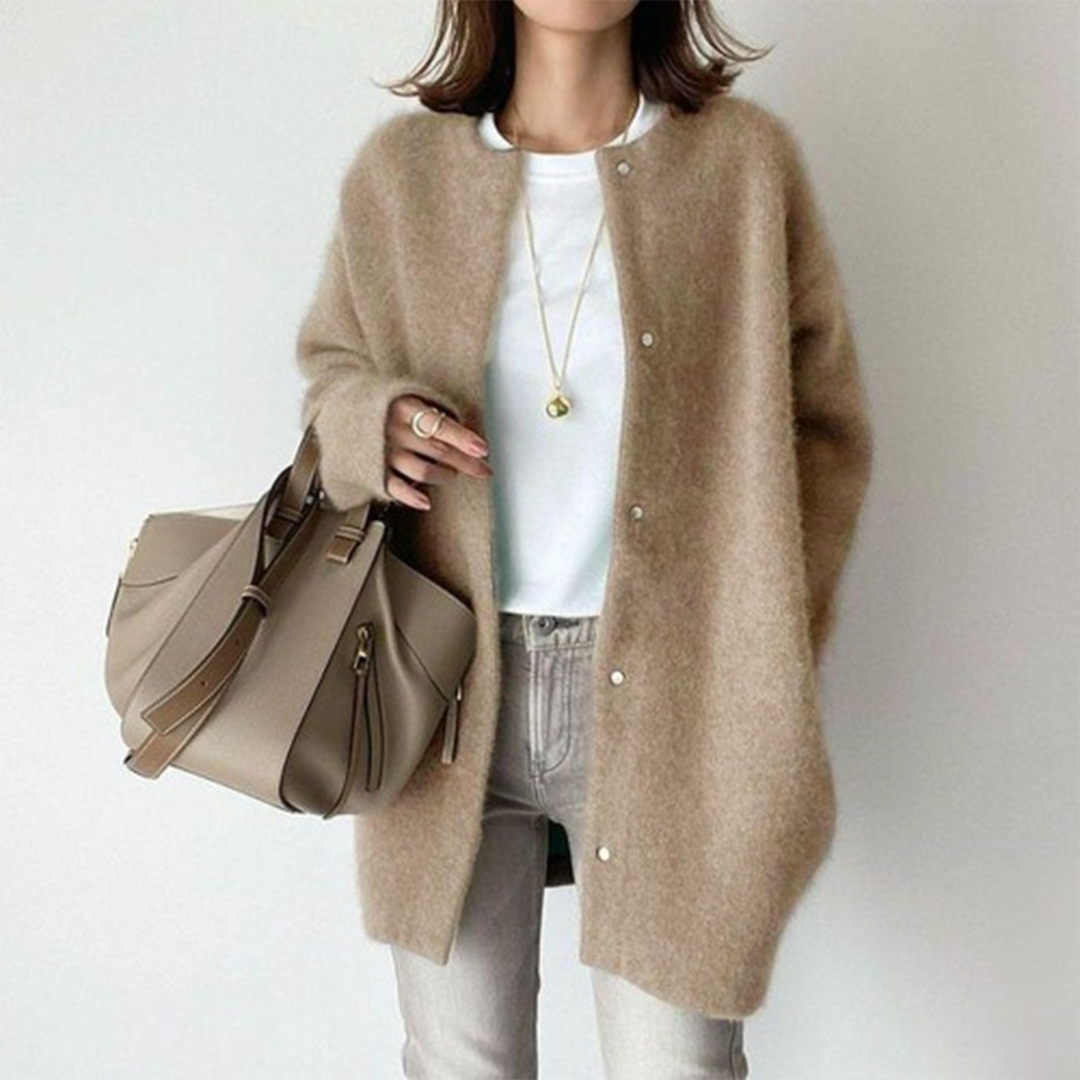 Avenique - Soft-Touch Longline Cardigan