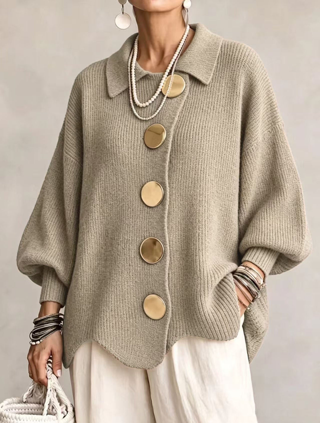 Kaelinae - Heavyweight Oversized Cardigan