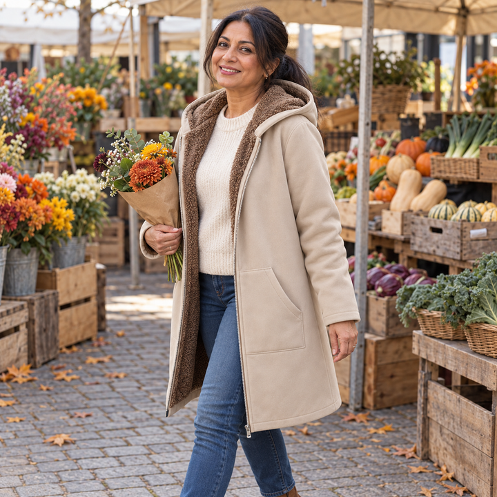 Nadja - Hooded Longline Coat