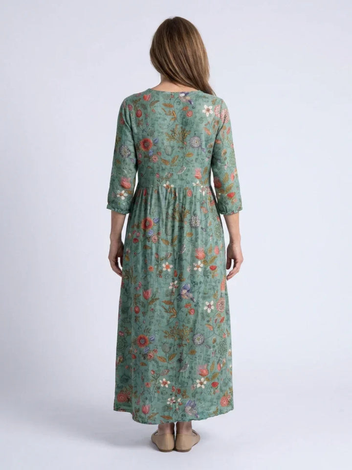 Irinae - Soft-Touch Floral Maxi Dress