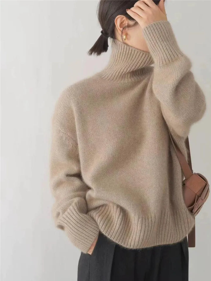Nysira - Soft-Touch Roll-Neck Sweater