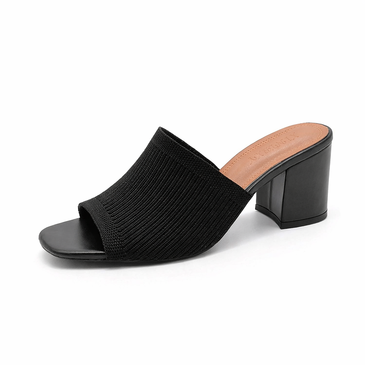 Virelle - Soft-Touch Block Heel Pumps