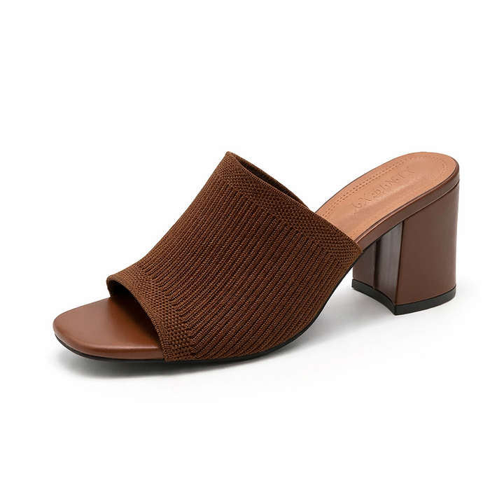 Virelle - Soft-Touch Block Heel Pumps