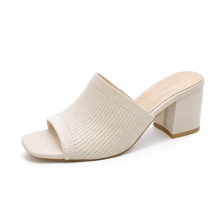 Virelle - Soft-Touch Block Heel Pumps