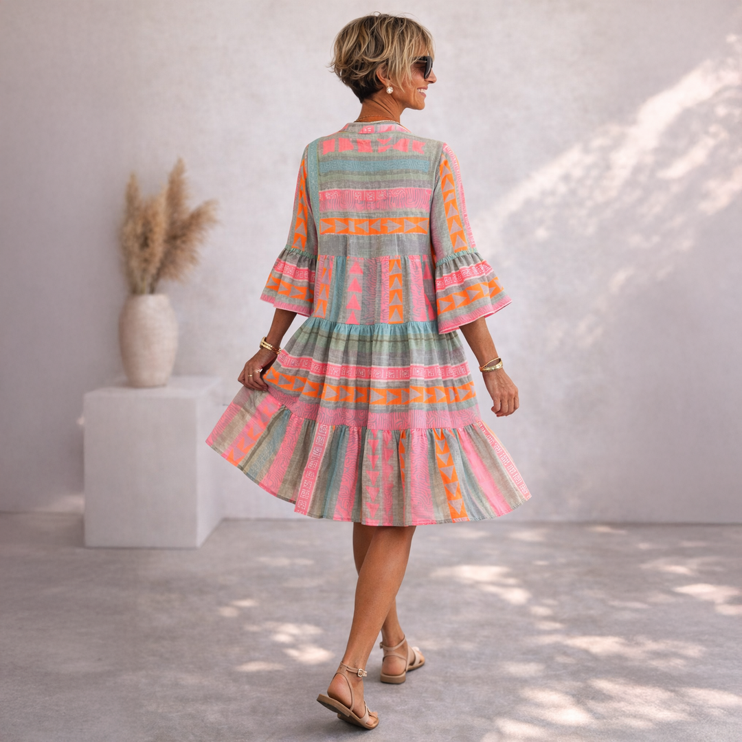 Serenique - Soft-Touch Midi Dress