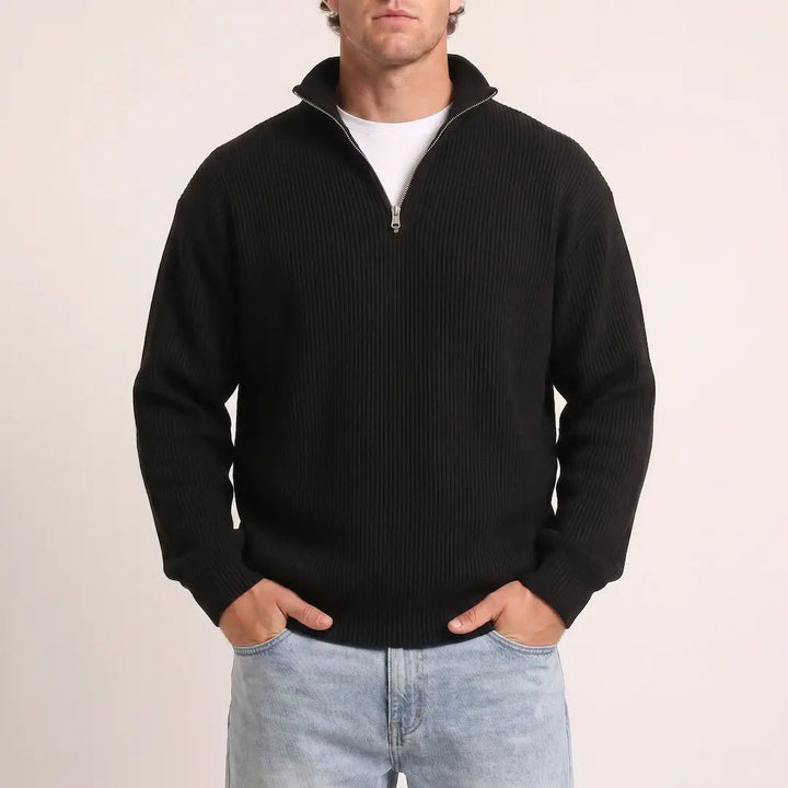 Beadlow - Soft-Touch Half-Zip Sweater