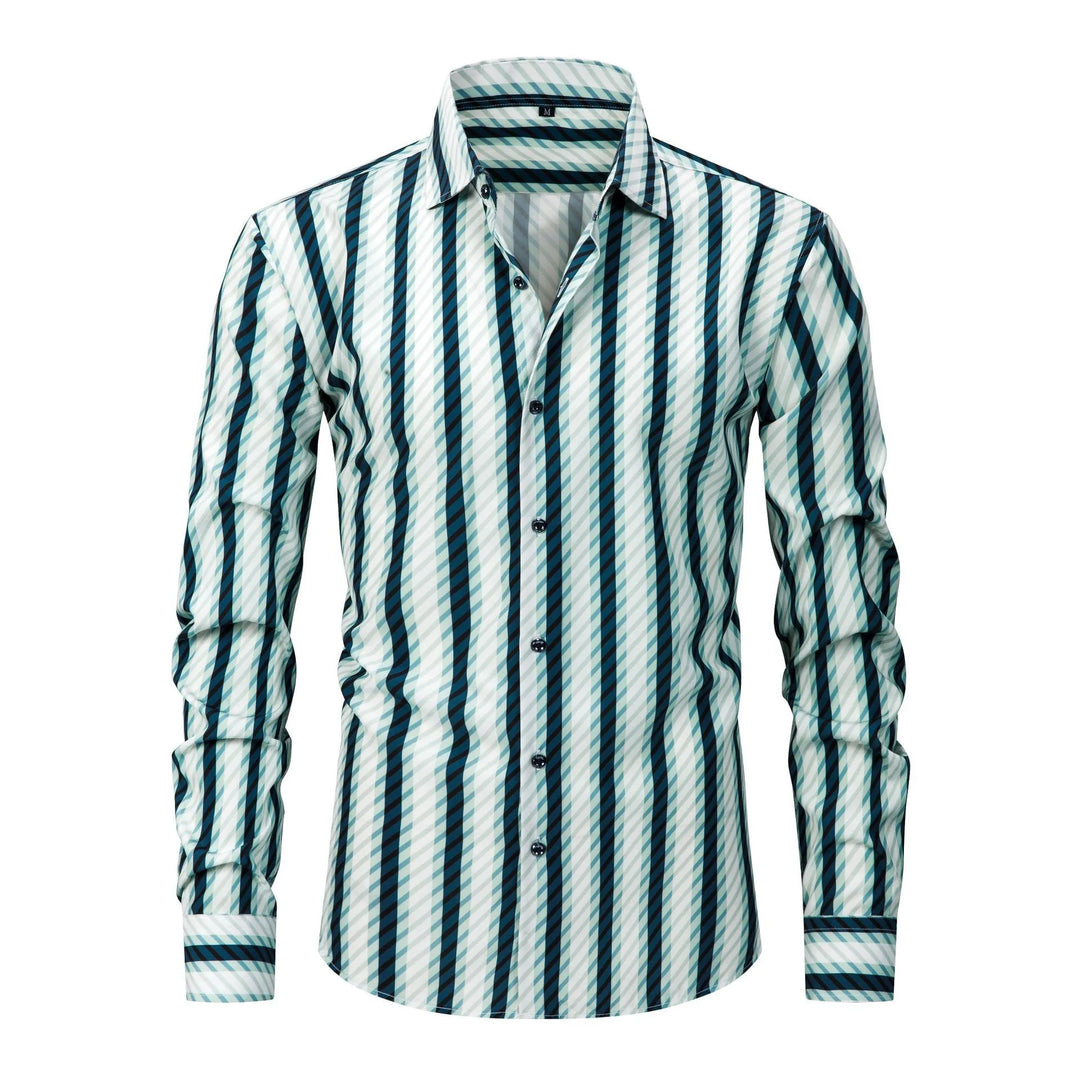 Cormac - Striped Button Up Shirt