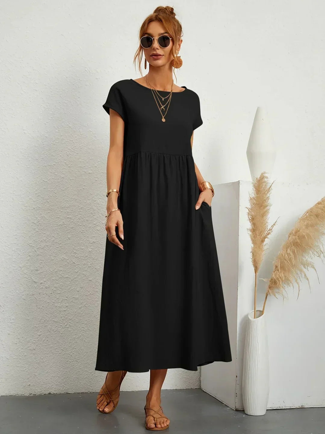 Keiraen - Soft-Touch Elegant Dress