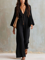 Florabelle - Soft-Touch Wide-Leg Jumpsuit
