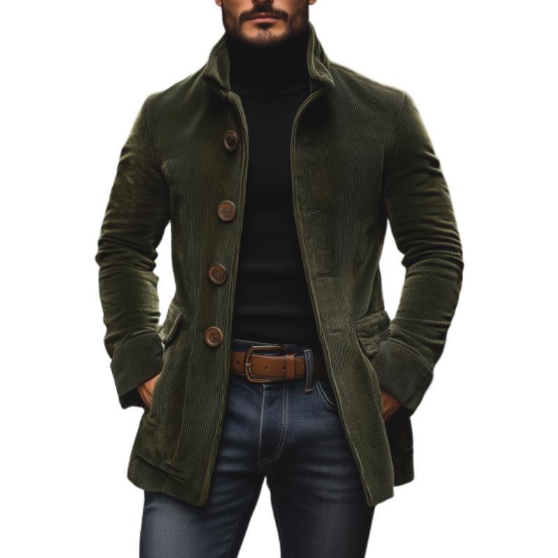 Digby - Ribbed High-Collar Jacket