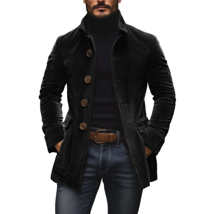 Digby - Ribbed High-Collar Jacket