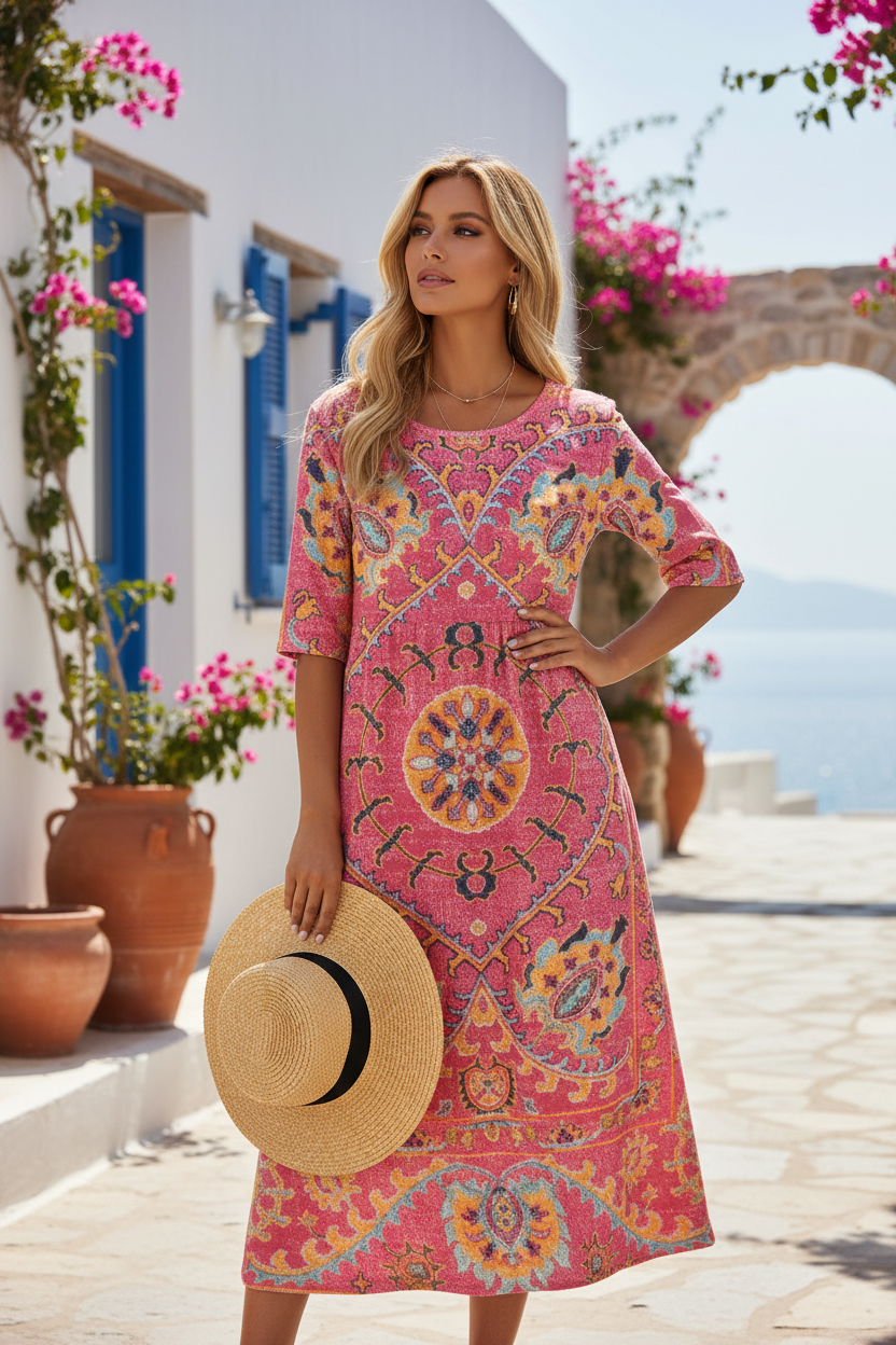 Eryna - Soft Touch Midi Dress