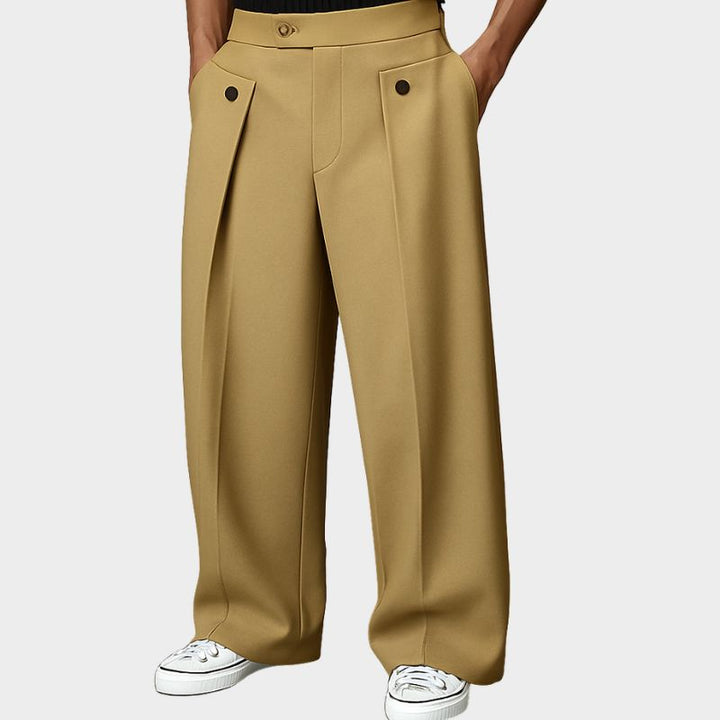 Raliyah - Soft-Touch Pleated Trousers