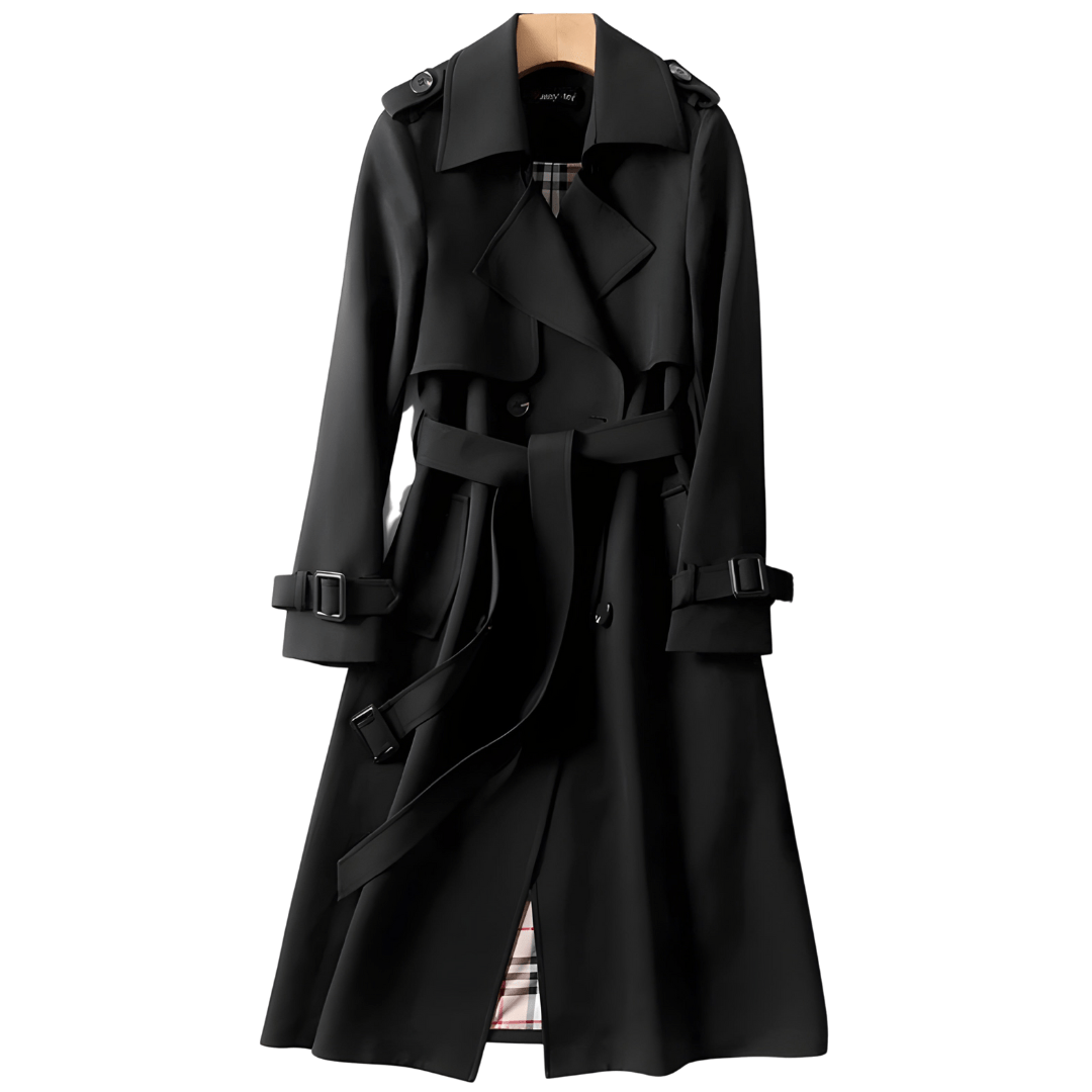 Aliki - Double-Breasted Belted Trench Coat