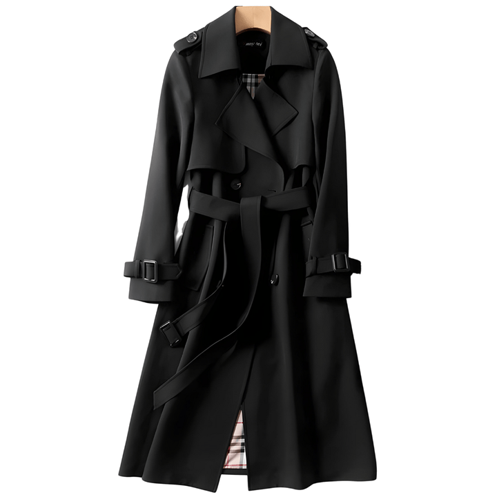 Aliki - Double-Breasted Belted Trench Coat