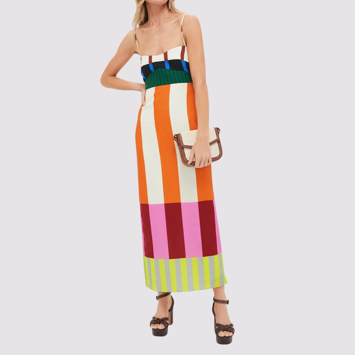 Norisse - Soft-Touch Striped Sundress