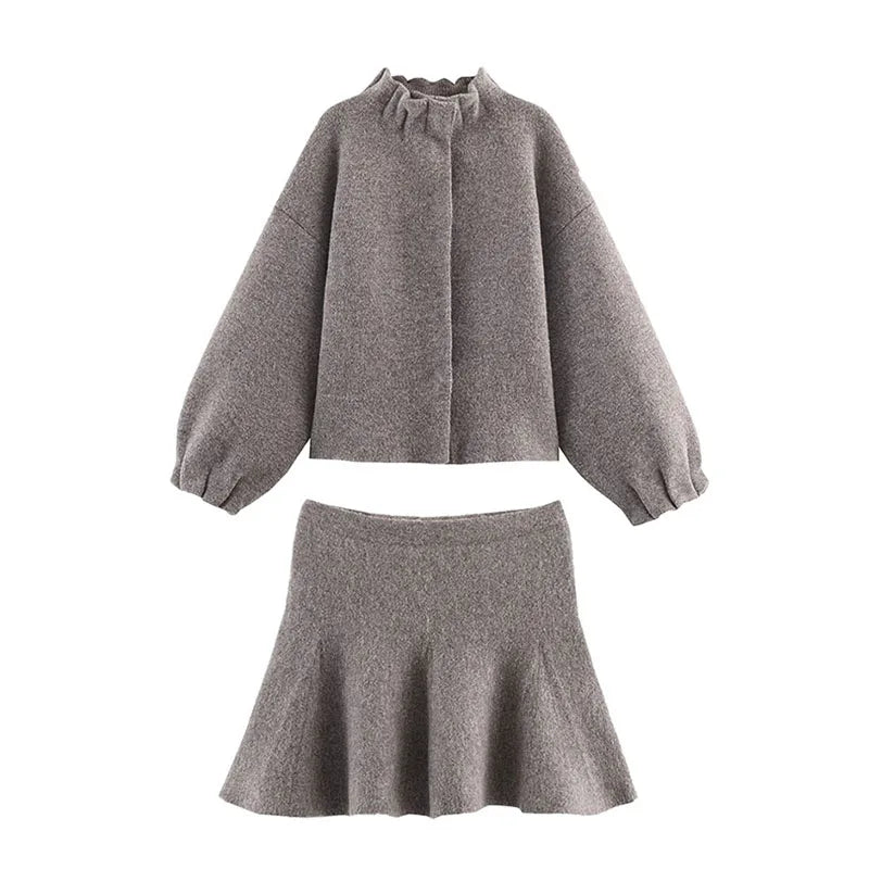 Lumiara - Premium Two-Piece Skirt Set