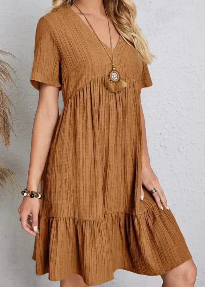 Flavia - Fluid Layered Dress
