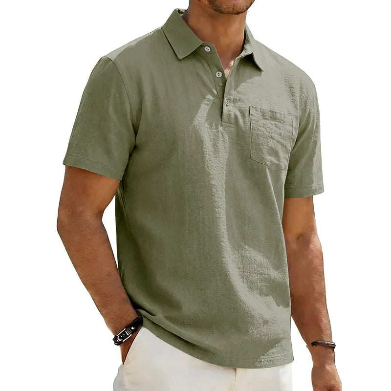 Grafton - Textured Short-Sleeve Polo